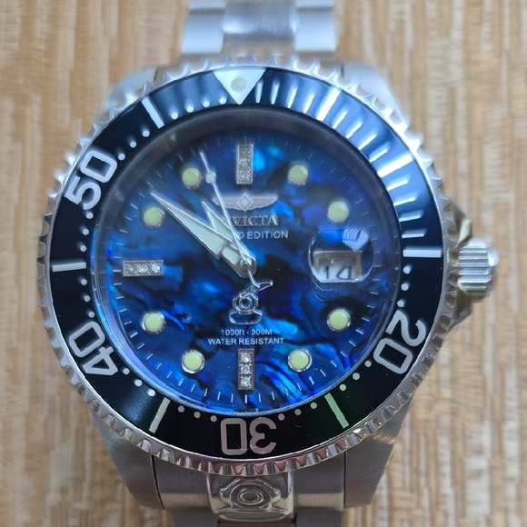 Invicta Grand Diver Blue Dial Watch - Picture 2 of 4